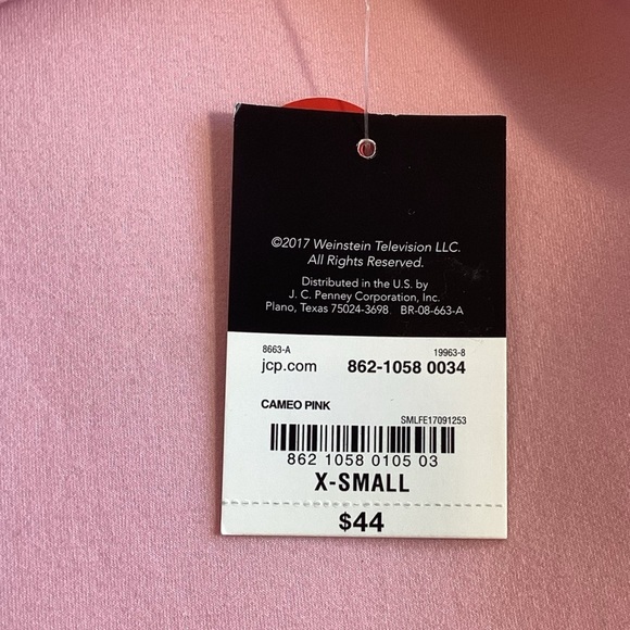 Project Runway Cameo Pink Oversized Thick Mock Neck Sweatshirt, Size XS NWT - Picture 2 of 9